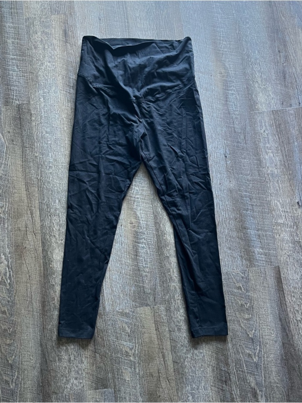 Old navy Black High-Waist Maternity/Stretch Leggings